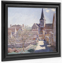 Bennecourt By Claude Monet Fine Art Print