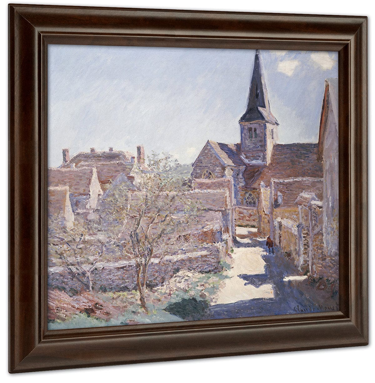 Bennecourt By Claude Monet Fine Art Print