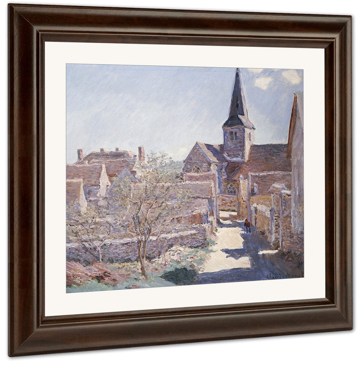 Bennecourt By Claude Monet Fine Art Print