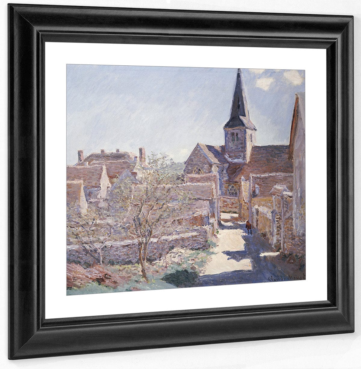 Bennecourt By Claude Monet Fine Art Print