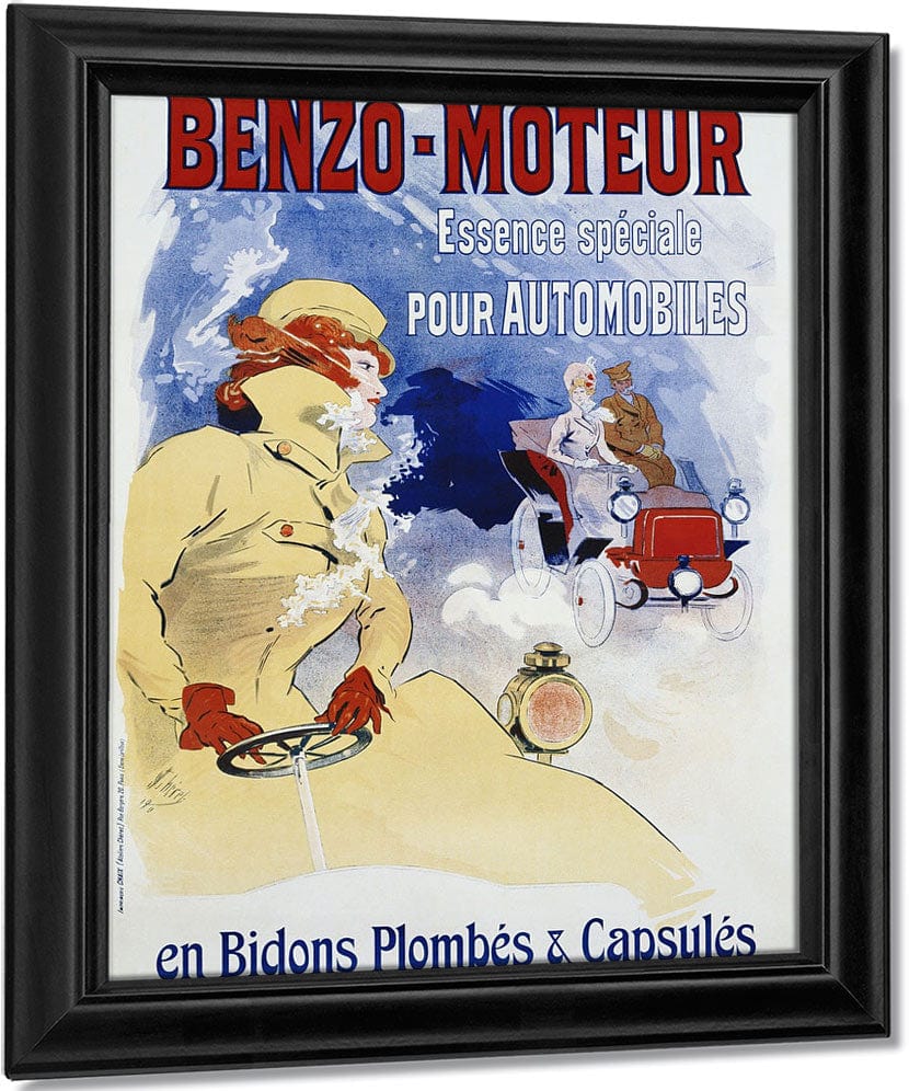 Benzo Moteur Poster By Jules Cheret Fine Art Print