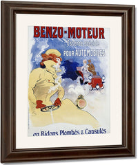 Benzo Moteur Poster By Jules Cheret Fine Art Print