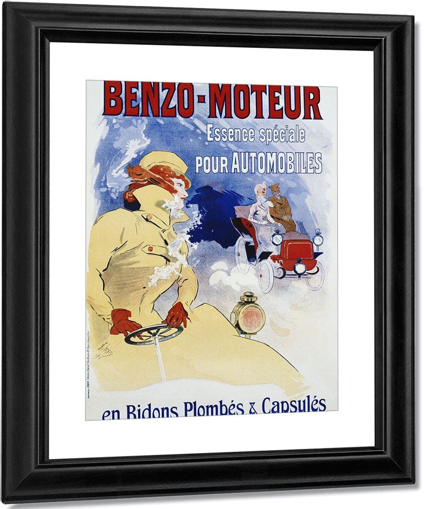 Benzo Moteur Poster By Jules Cheret Fine Art Print