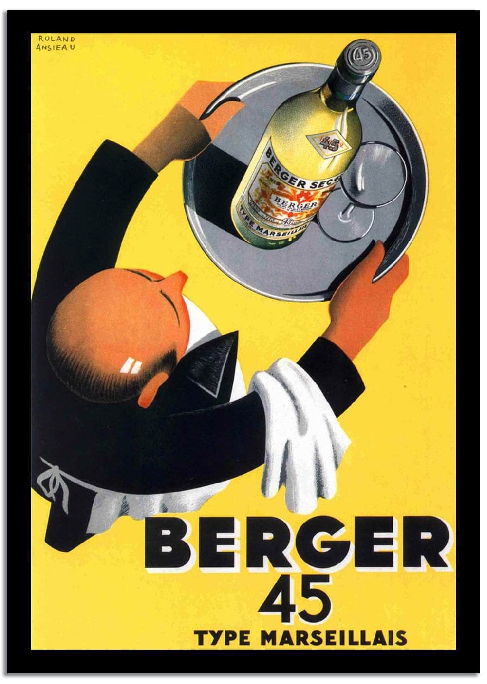 Berger  Vintage Poster Fine Art Print