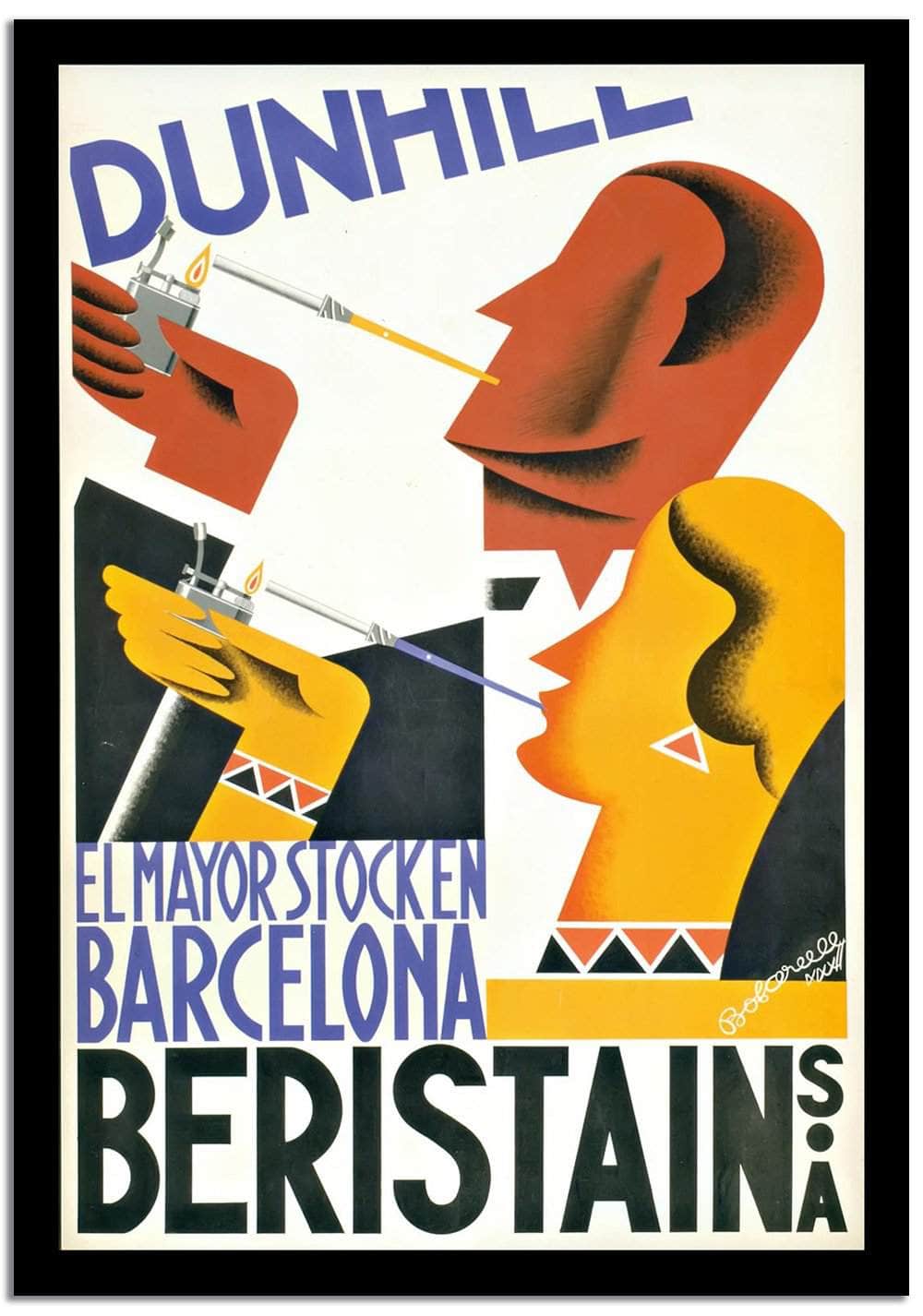 Beristain  Vintage Postera Fine Art Print