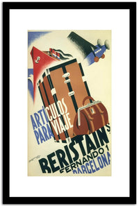 Beristain  Vintage Posterd Fine Art Print