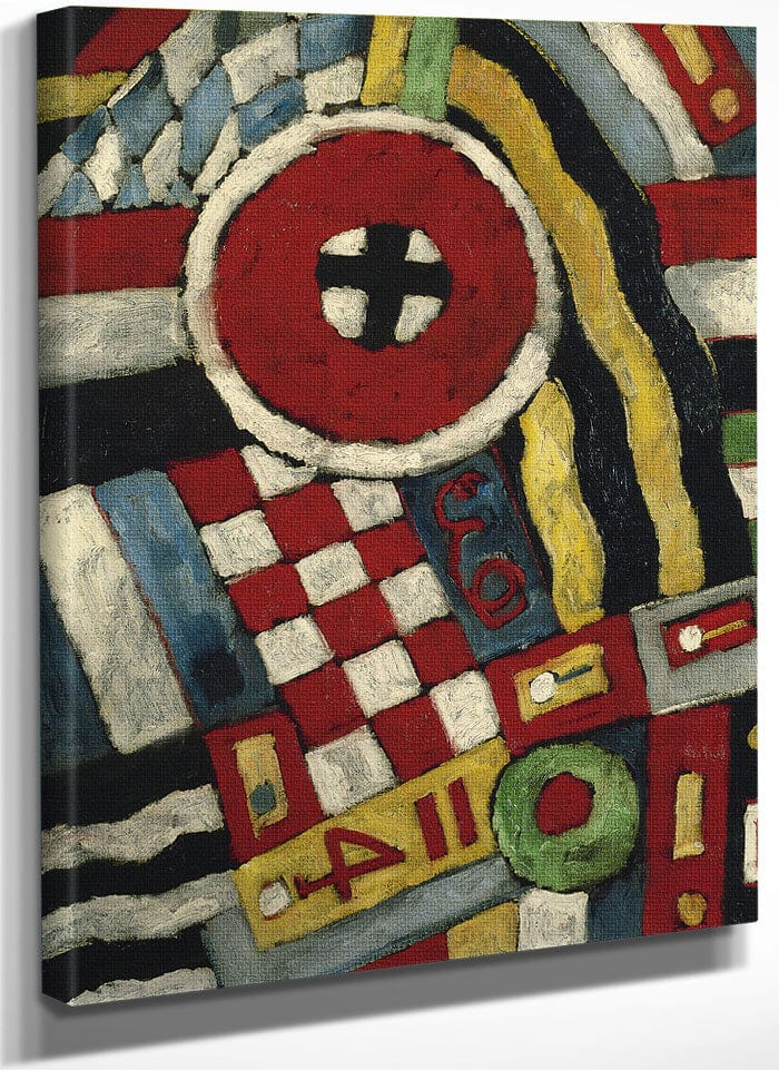 Berlin Abstraction By Marsden Hartley Fine Art Print