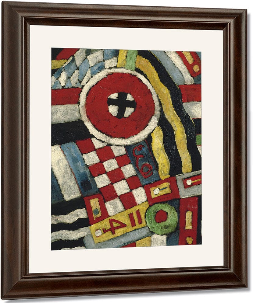 Berlin Abstraction By Marsden Hartley Fine Art Print