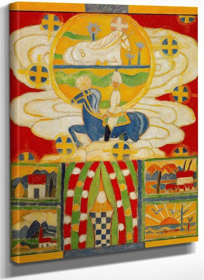 Berlin Ante War By Marsden Hartley Fine Art Print