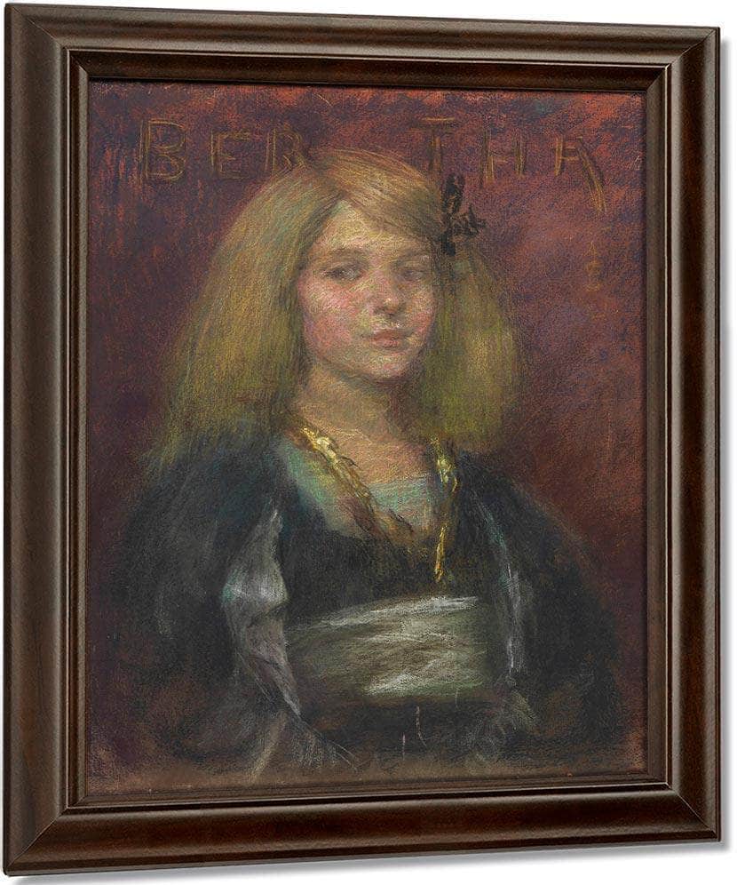 Bertha By Alice Pike Barney Fine Art Print