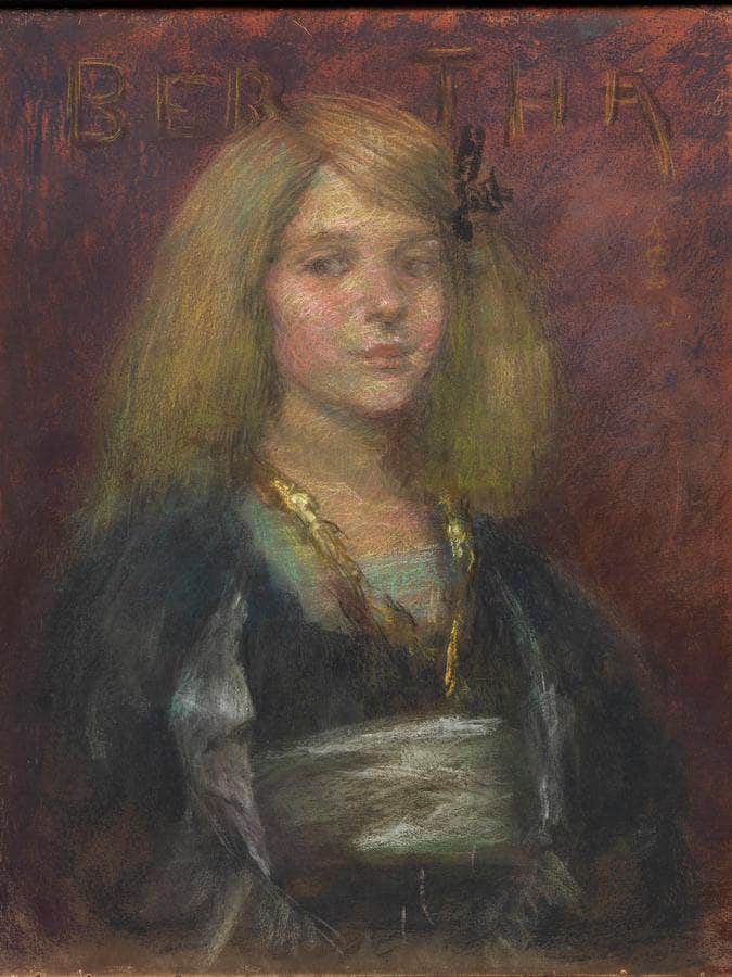 Bertha By Alice Pike Barney Fine Art Print