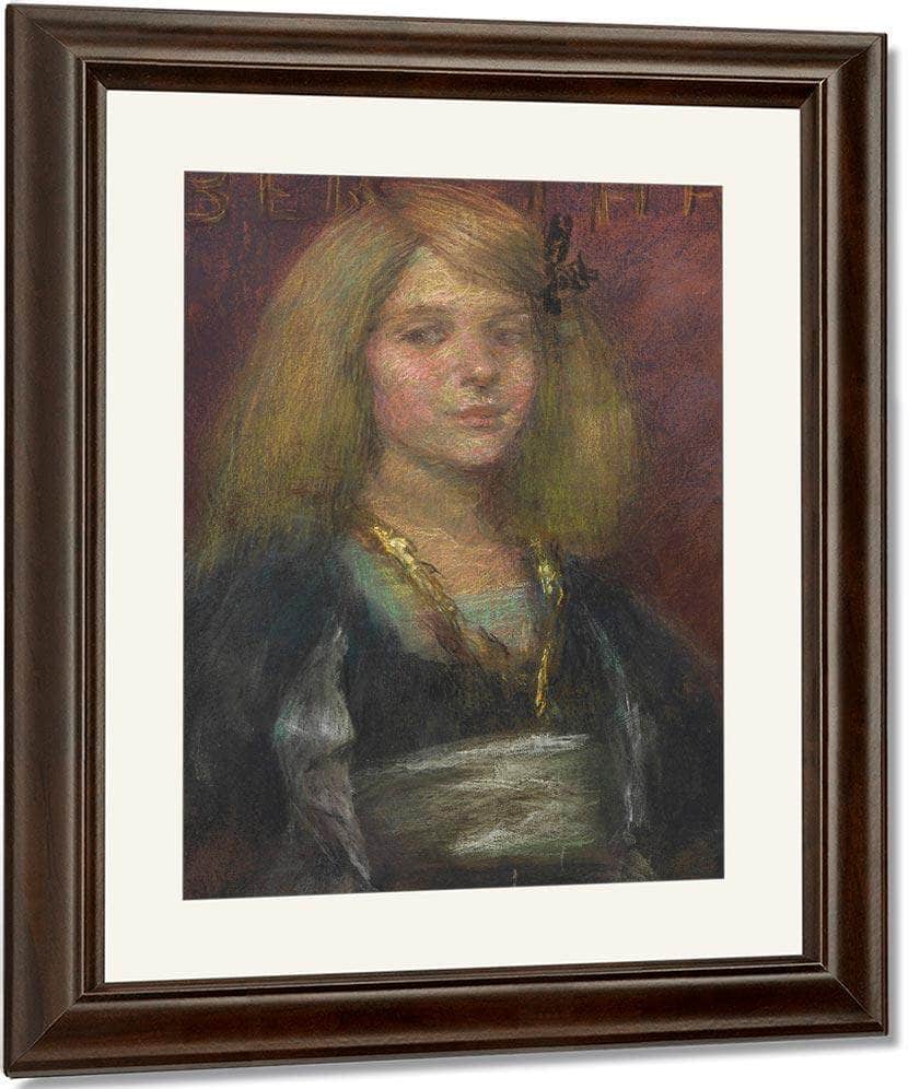 Bertha By Alice Pike Barney Fine Art Print