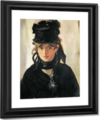 Berthe Morisot With A Bouquet Of Violets By Edouard Manet Fine Art Print