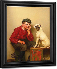 Best Friends By John George Brown Fine Art Print