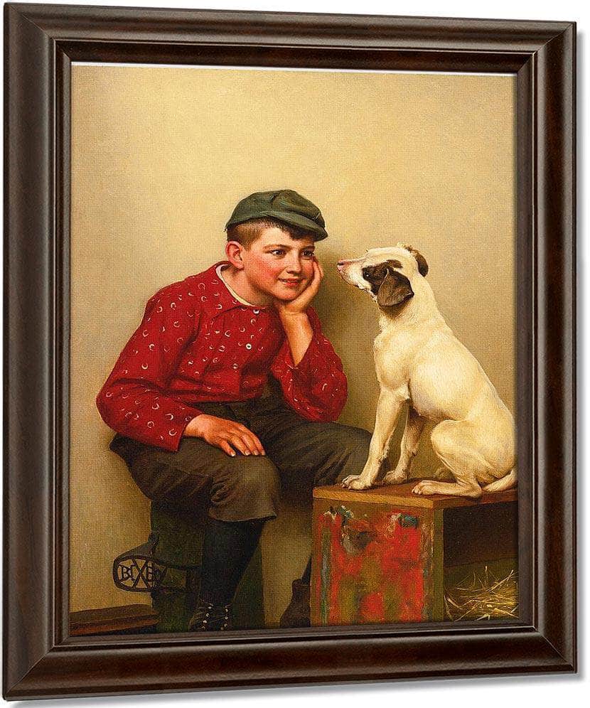 Best Friends By John George Brown Fine Art Print
