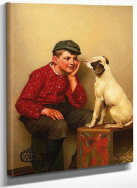 Best Friends By John George Brown Fine Art Print