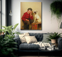 Best Friends By John George Brown Fine Art Print