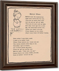 Bettys Wave Illustrated By Grace G Drayton Fine Art Print