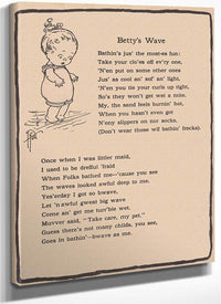 Bettys Wave Illustrated By Grace G Drayton Fine Art Print