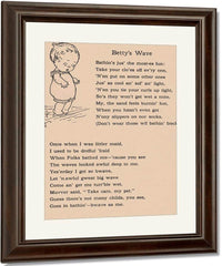 Bettys Wave Illustrated By Grace G Drayton Fine Art Print