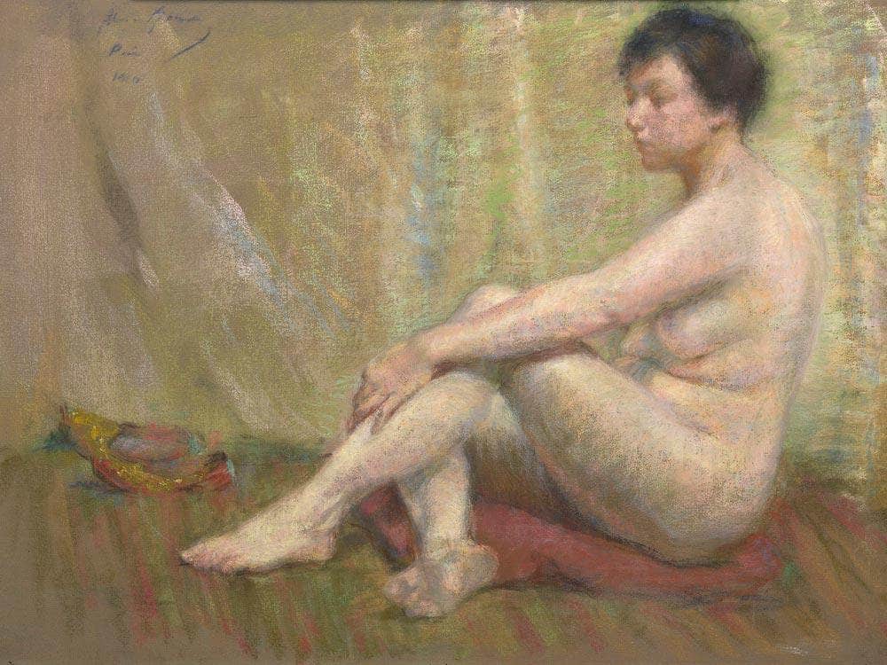 Between Poses By Alice Pike Barney Fine Art Print