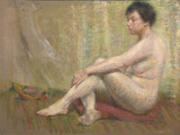 Between Poses By Alice Pike Barney Fine Art Print