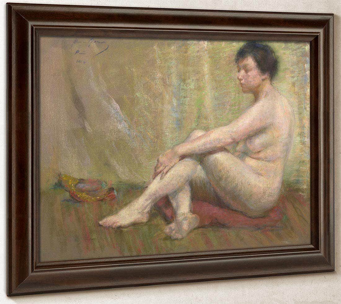 Between Poses By Alice Pike Barney Fine Art Print
