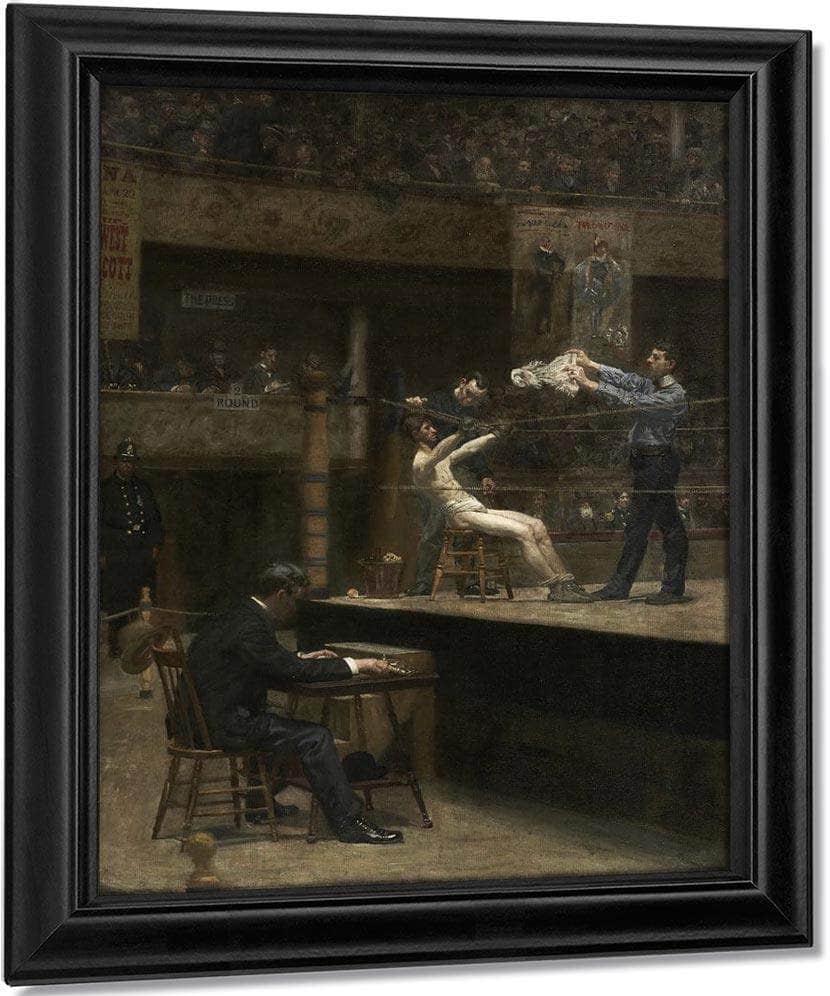 Between Rounds 1899 By Thomas Eakins Fine Art Print