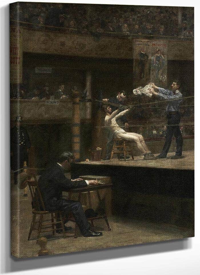 Between Rounds 1899 By Thomas Eakins Fine Art Print