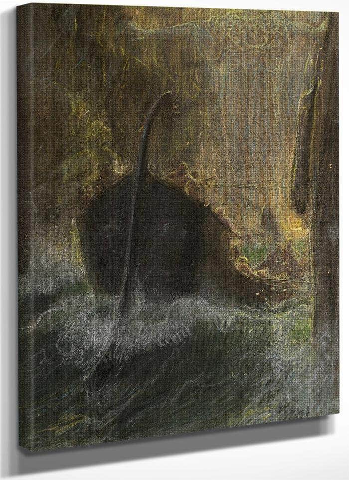 Between Scylla And Charybdis 1910 By Adolf Hiremy Hirschl Fine Art Print