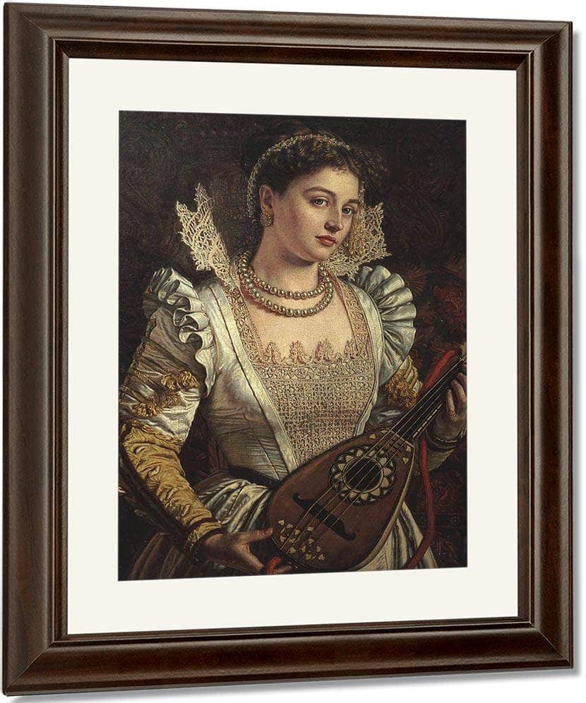 Bianca 1968 1869 Worthing Museum And Art Gallery By William Holman Hunt Fine Art Print