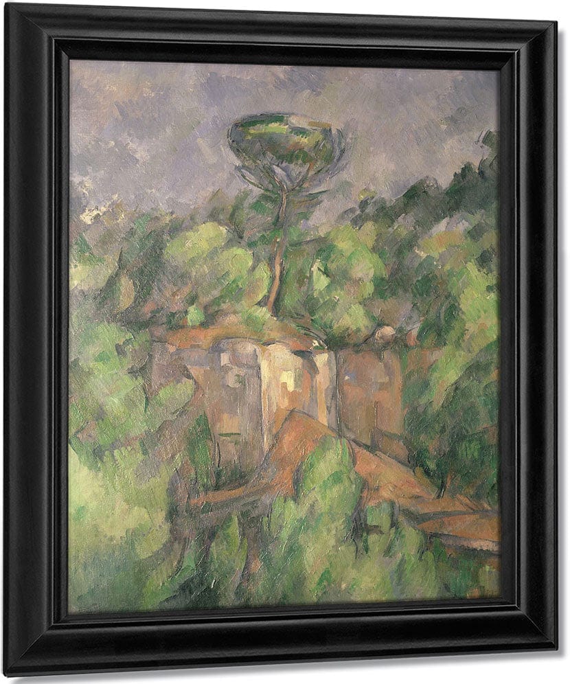 Bibemus Quarry By Paul Cezanne Fine Art Print