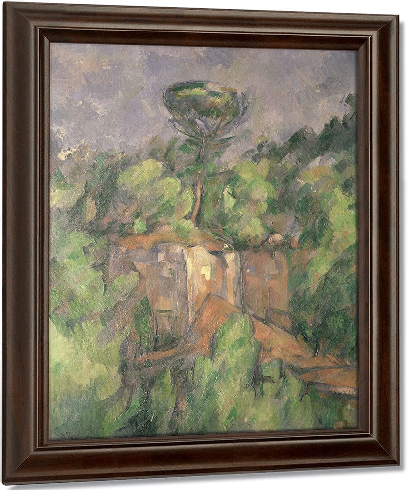 Bibemus Quarry By Paul Cezanne Fine Art Print