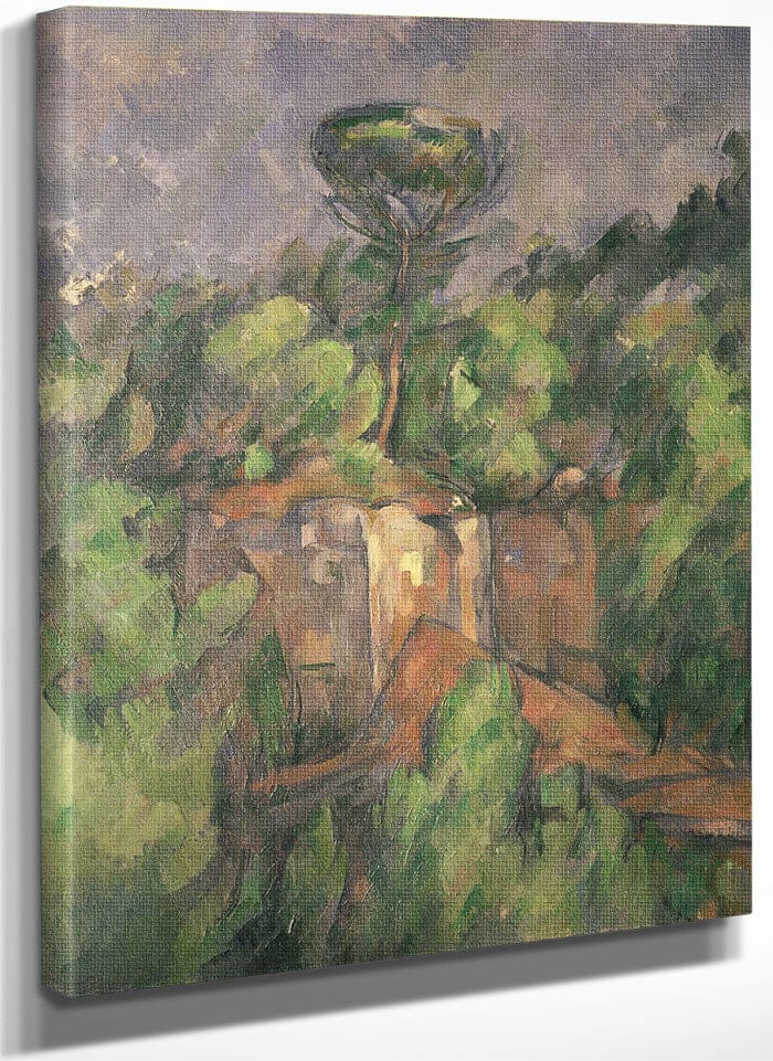 Bibemus Quarry By Paul Cezanne Fine Art Print