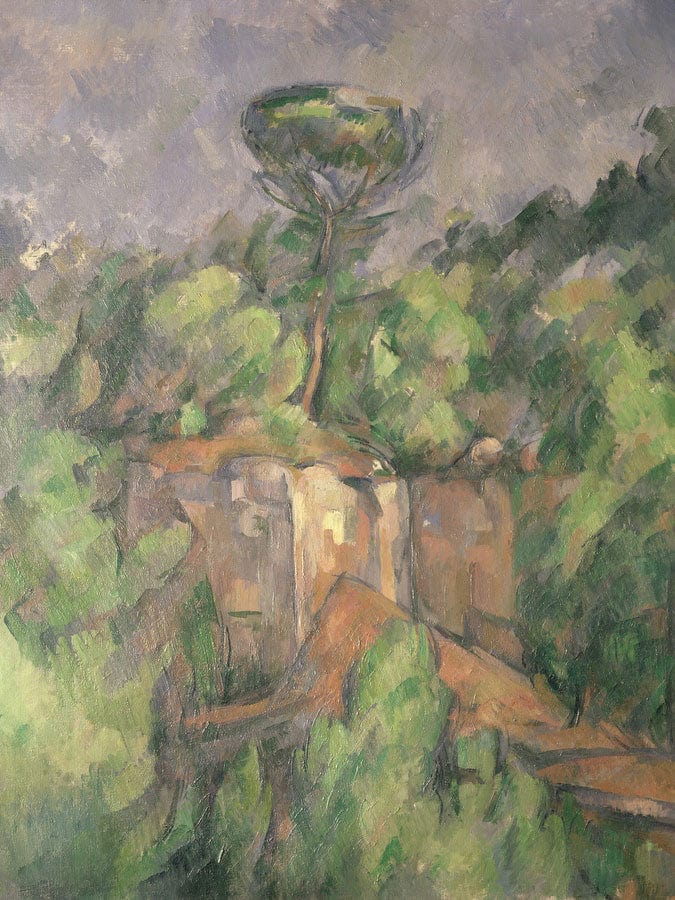 Bibemus Quarry By Paul Cezanne Fine Art Print