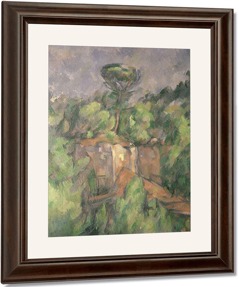 Bibemus Quarry By Paul Cezanne Fine Art Print