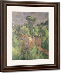 Bibemus Quarry By Paul Cezanne Fine Art Print