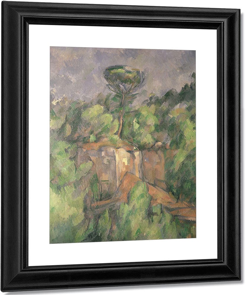 Bibemus Quarry By Paul Cezanne Fine Art Print