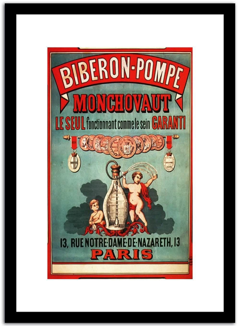 Biberon  Pome  Vintage Poster Fine Art Print