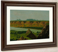 Big Bend On The Upper Missouri, 1900 Miles Above St. Louis By George Catlin Fine Art Print