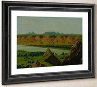 Big Bend On The Upper Missouri, 1900 Miles Above St. Louis By George Catlin Fine Art Print