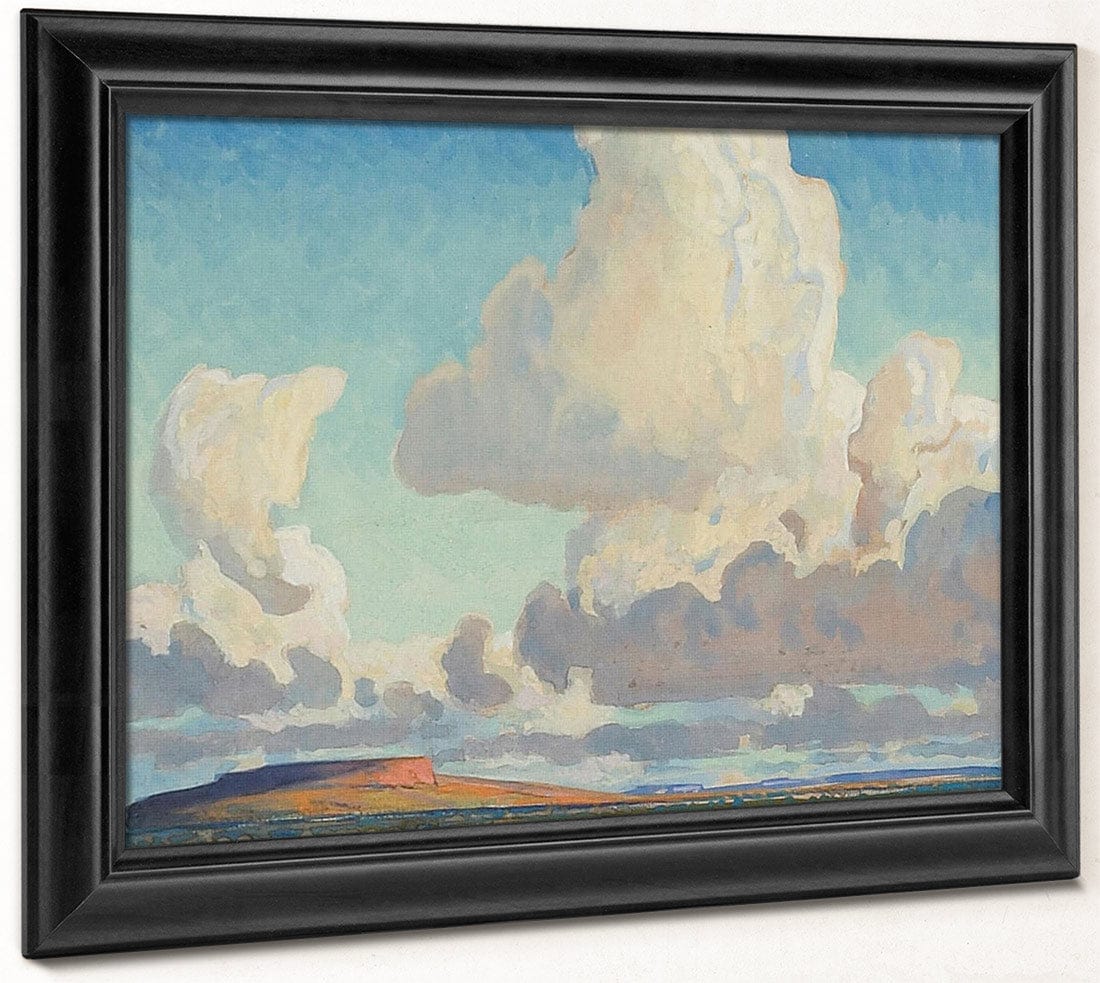 Big Clouds Over The Mesa 1925 By Maynard Dixon Fine Art Print