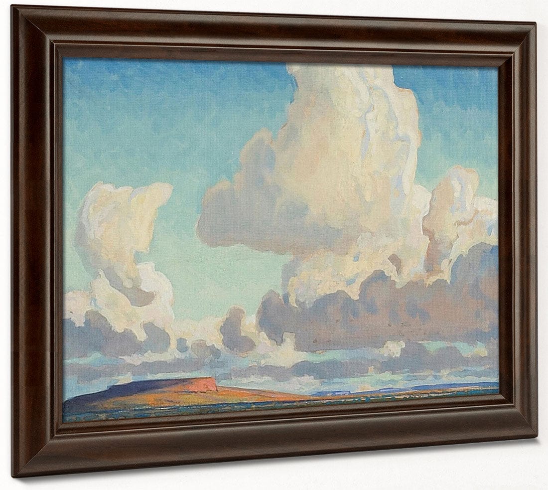 Big Clouds Over The Mesa 1925 By Maynard Dixon Fine Art Print