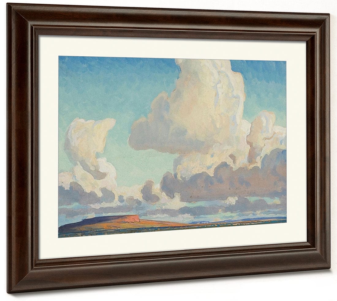 Big Clouds Over The Mesa 1925 By Maynard Dixon Fine Art Print