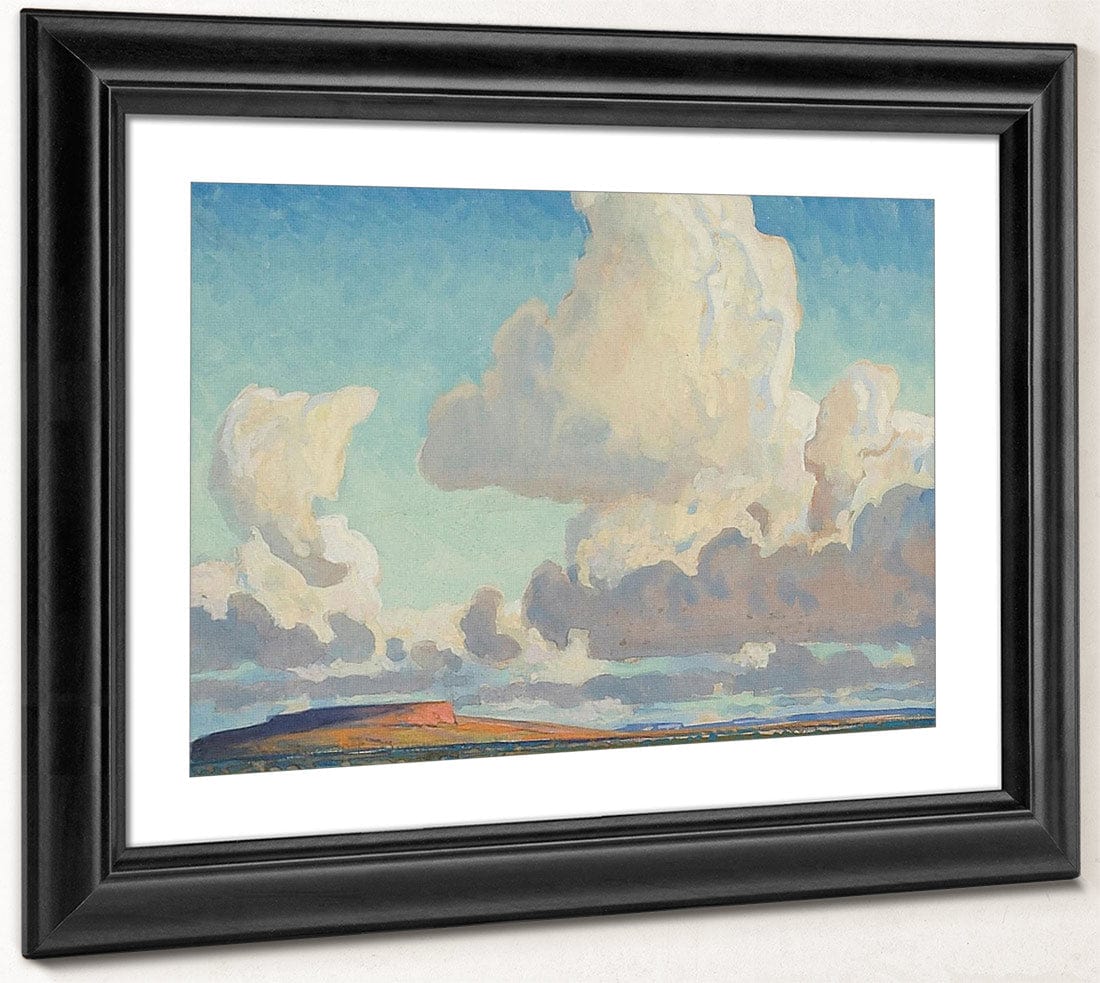 Big Clouds Over The Mesa 1925 By Maynard Dixon Fine Art Print