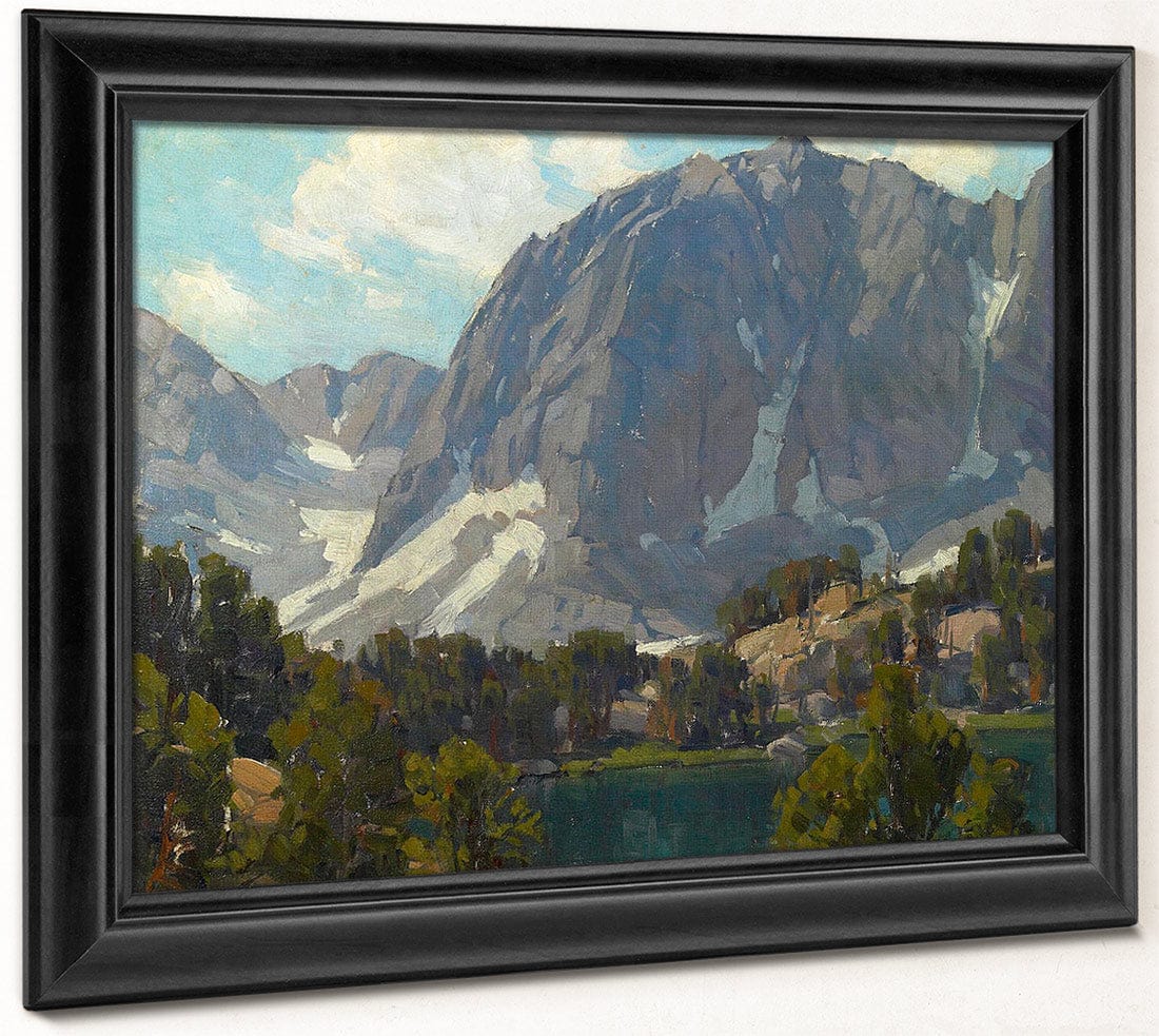 Big Pine Lake (First Lake, Inyo County) By Edgar Payne Fine Art Print