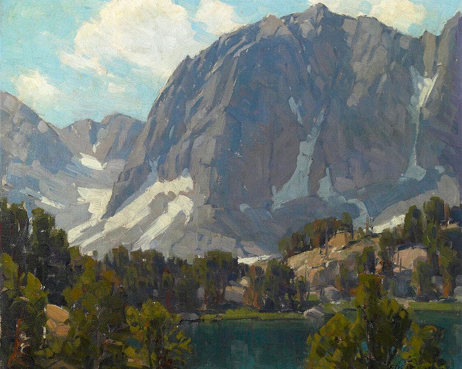 Big Pine Lake (First Lake, Inyo County) By Edgar Payne Fine Art Print