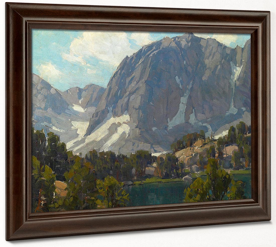 Big Pine Lake (First Lake, Inyo County) By Edgar Payne Fine Art Print