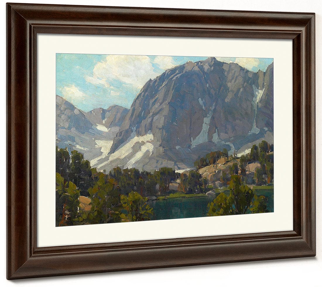 Big Pine Lake (First Lake, Inyo County) By Edgar Payne Fine Art Print