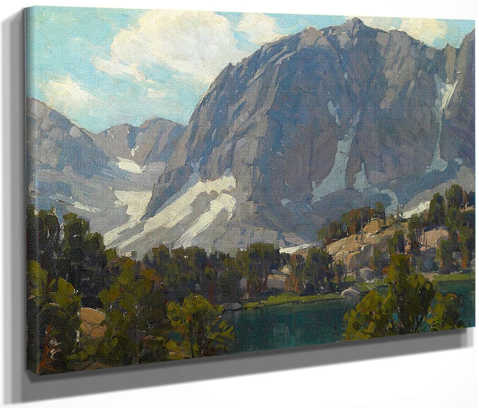 Big Pine Lake (First Lake, Inyo County) By Edgar Payne Fine Art Print